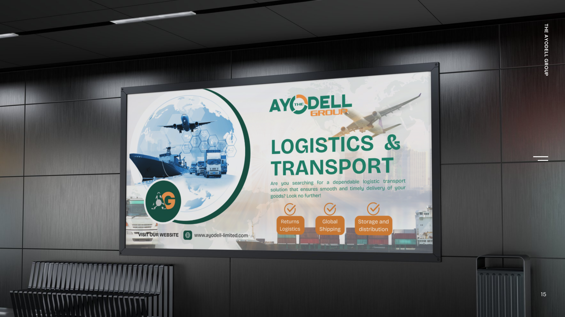 The Ayodell Group brand guide close-up