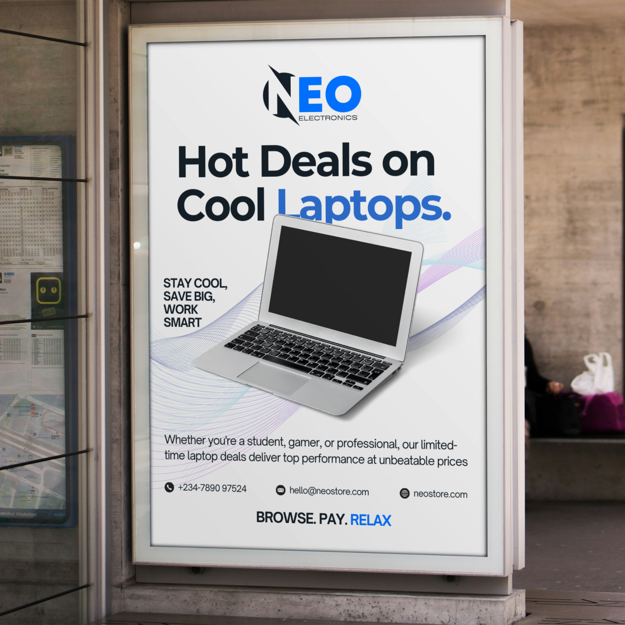 NEO Electronics typography system