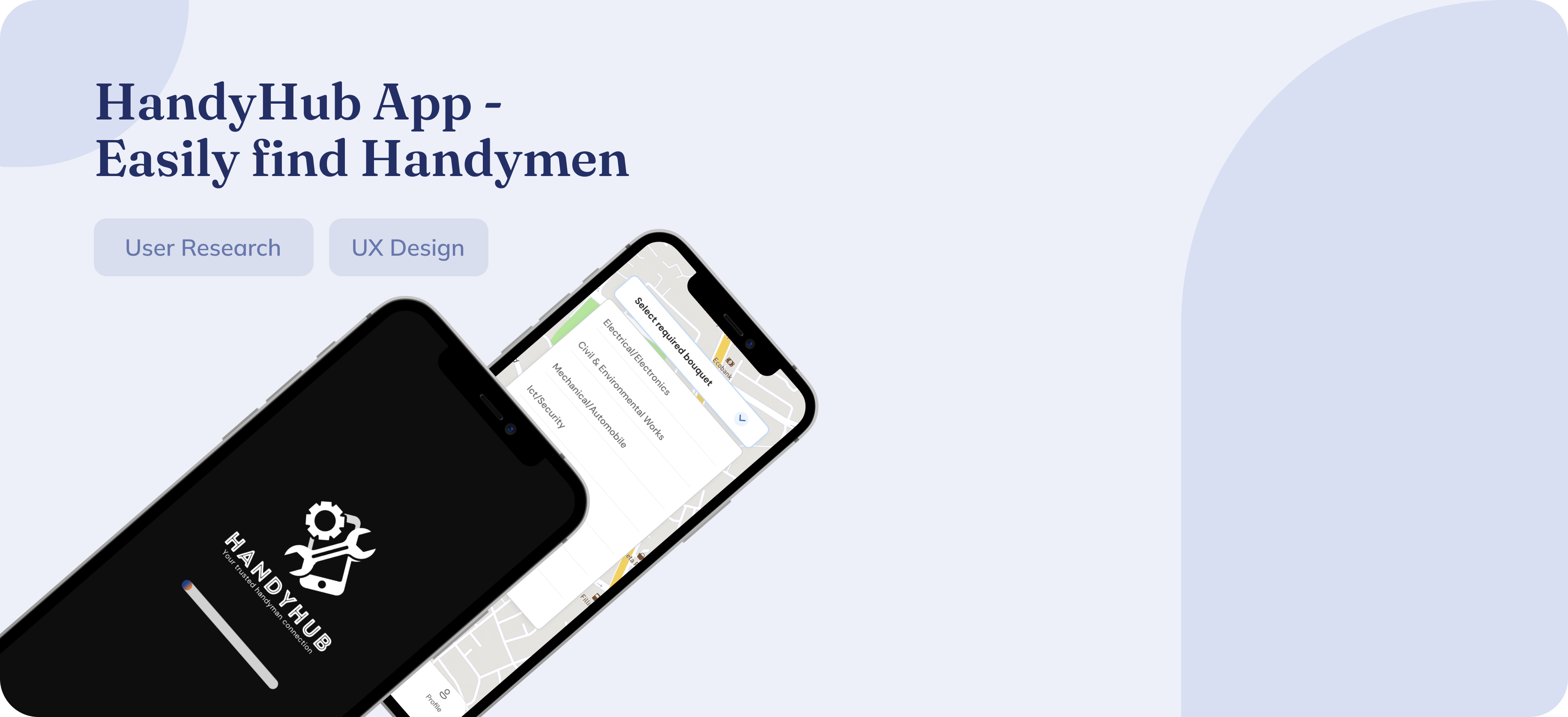 HandyHub mobile app cover image