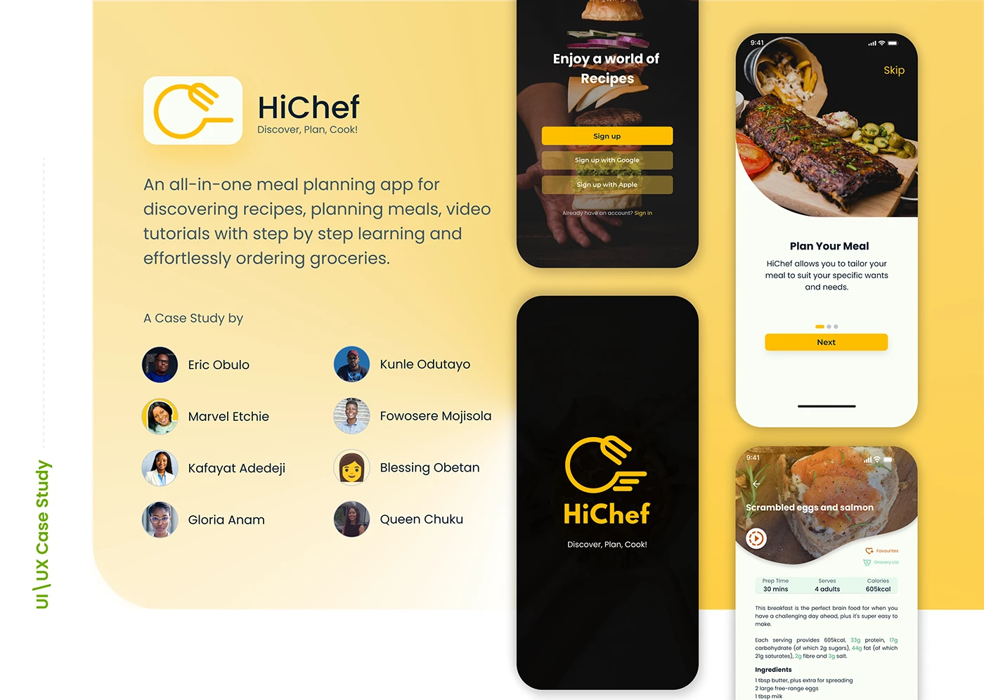 HiChef meal planning app cover image